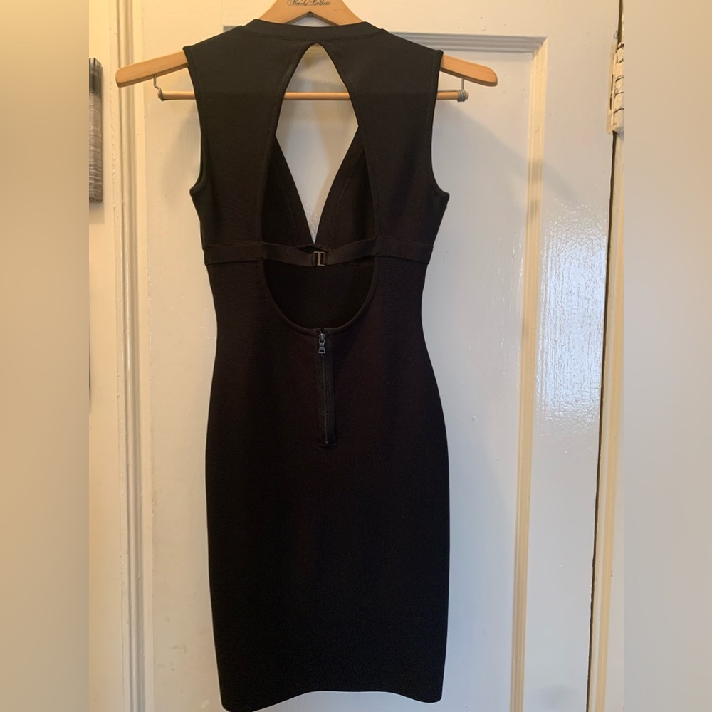 BCBG Max AZARIA bodycon black dress